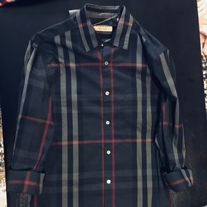 Burberry Check Stretch Shirt